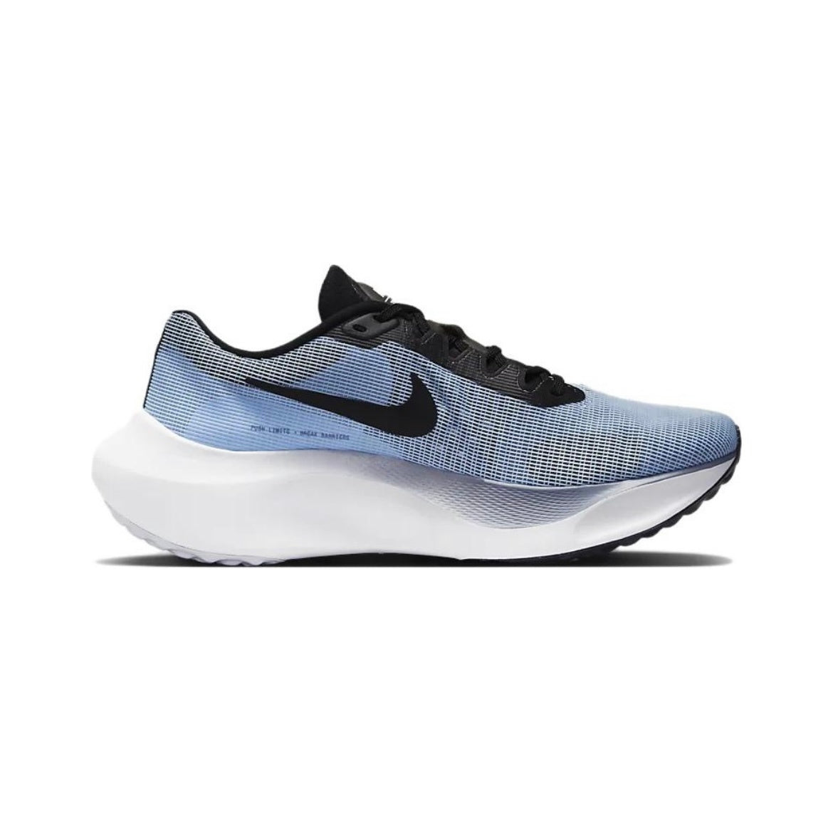 Nike Zoom Fly 5 Running Shoes in Blue Black DM8968-401 - product image from the listing.