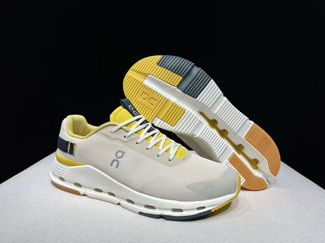 Beige and Yellow On Cloudnova Form 2 Sneakers - product image from the listing.