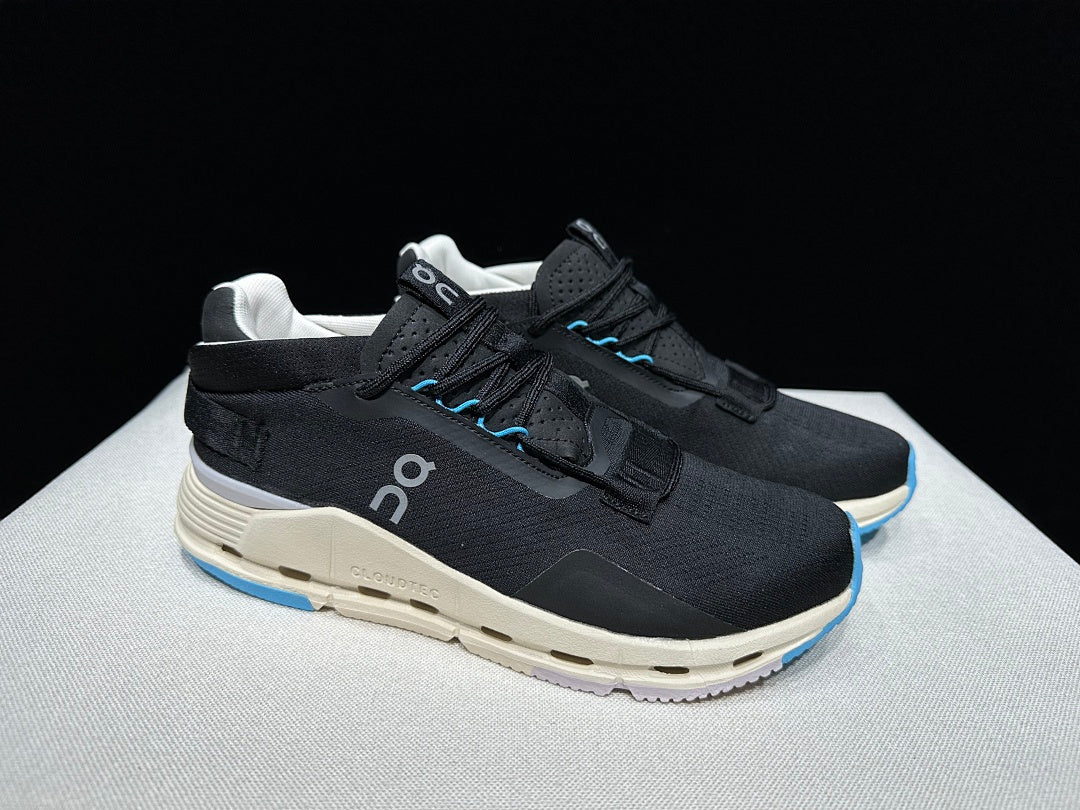 On Cloudnova 2 Sneakers in Black Blue - product image from the listing.