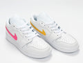 Nike Air Force 1 Low Candy Swoosh Sneakers in White CW7035-100 - product image from the listing.