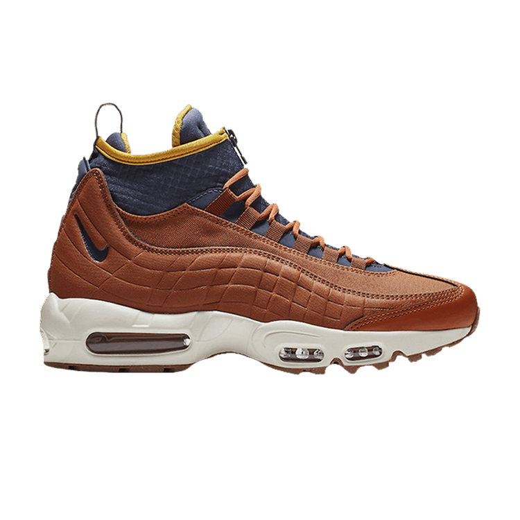 Nike Air Max 95 Sneakerboot Dark Russet Thunder in Blue - product image from the listing.