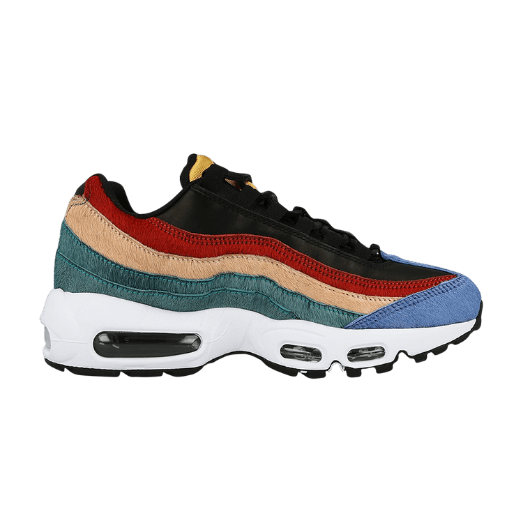 Women's Nike Air Max 95 Multi-Color Pony Hair - product image from the listing.