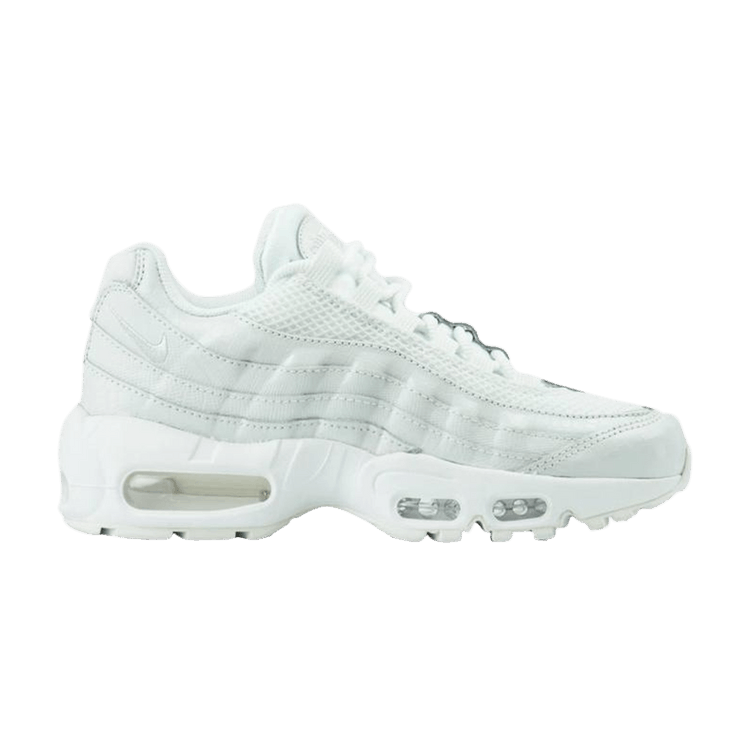 Women's Nike Air Max 95 Triple Summit White - product image from the listing.