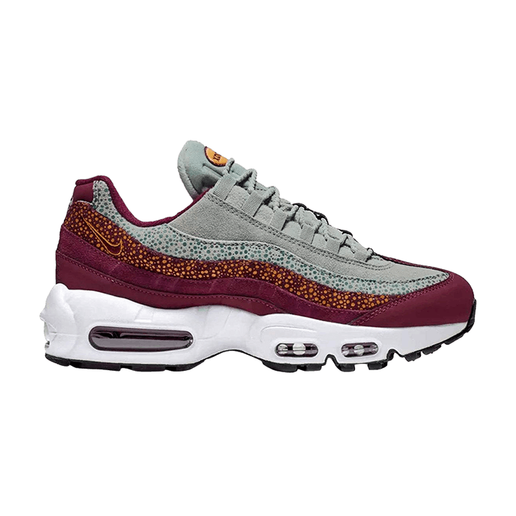 Women's Nike Air Max 95 Safari Bordeaux Geode Teal - product image from the listing.