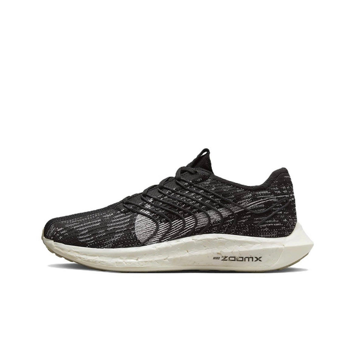 Nike Pegasus Turbo Next Nature Running Shoes in Black White - product image from the listing.