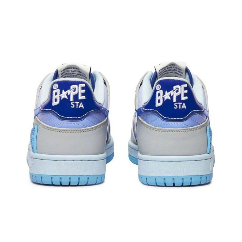 A BATHING APE BAPE SK8 STA Blue Gradient Trainers W291002 - product image from the listing.
