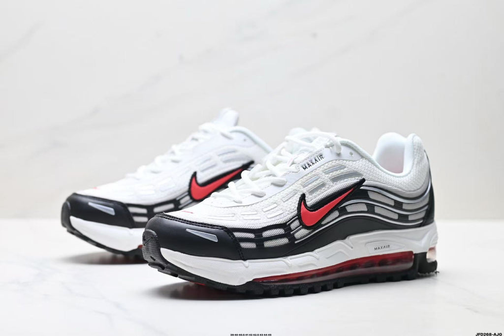 Nike Air Max 200 Sneakers in White Black Red - product image from the listing.