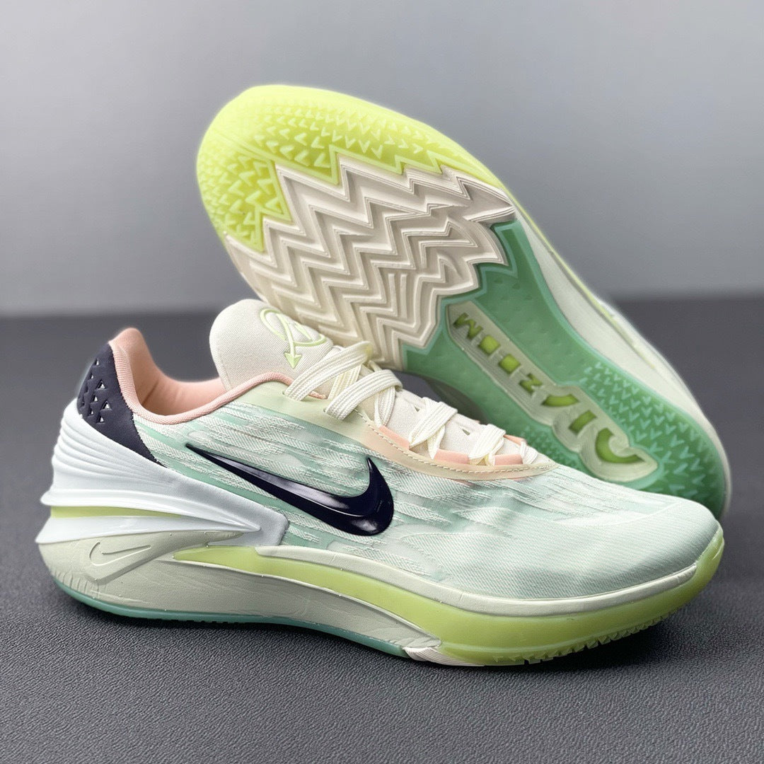 Nike Air Zoom G.T. Cut 2 Basketball Shoes in Mint Green DJ6015-101 - product image from the listing.