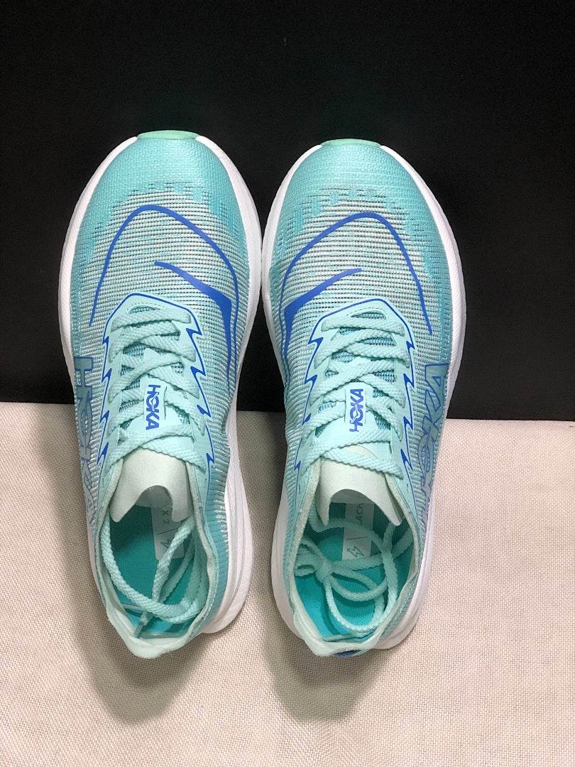 HOKA Mach X 2 Running Shoes, in Aqua Blue - product image from the listing.