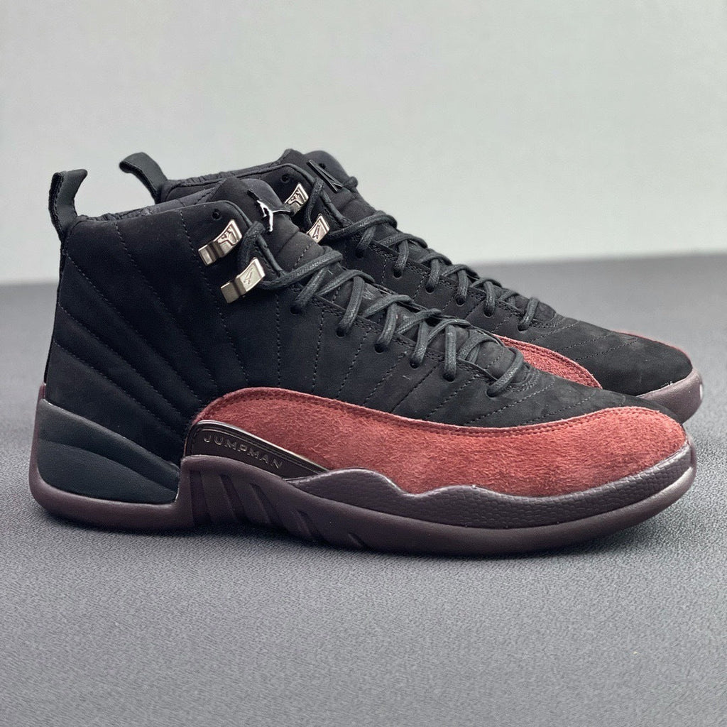 Jordan 12 Retro A Ma Maniére in Black Burgundy DV6989-001 - product image from the listing.