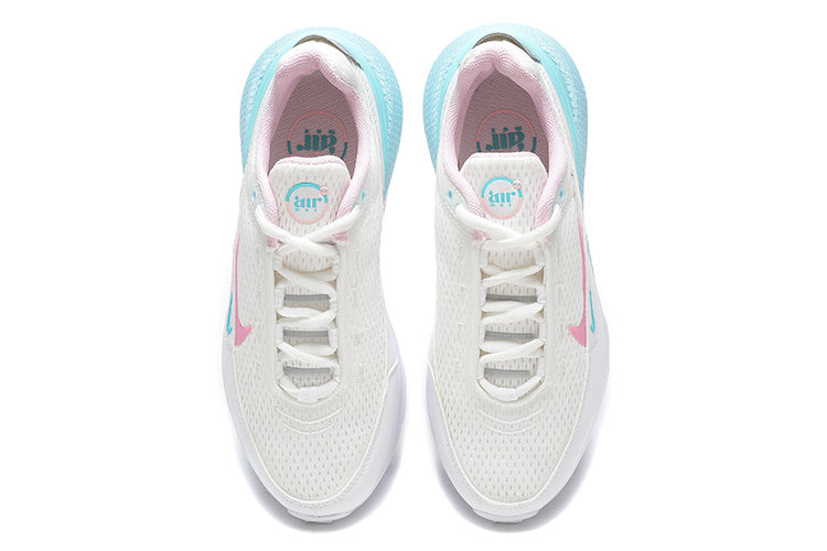 Nike Air Max 270 Sneakers in White and Aqua Pink - product image from the listing.