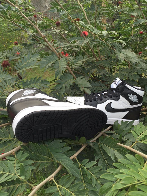 Jordan 1 High Sneakers in Black and White - product image from the listing.