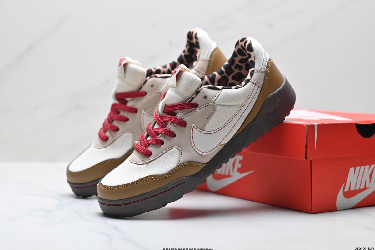 Nike Terra Manta Sneakers in White Brown Black Red - product image from the listing.