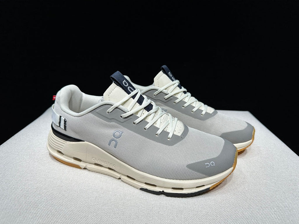 Gray and Gum On Cloudnova Form 2 Sneakers - product image from the listing.