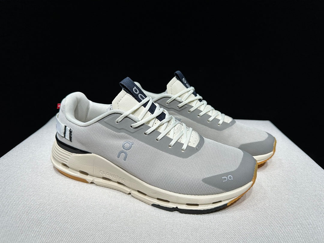 Gray and Gum On Cloudnova Form 2 Sneakers - product image from the listing.