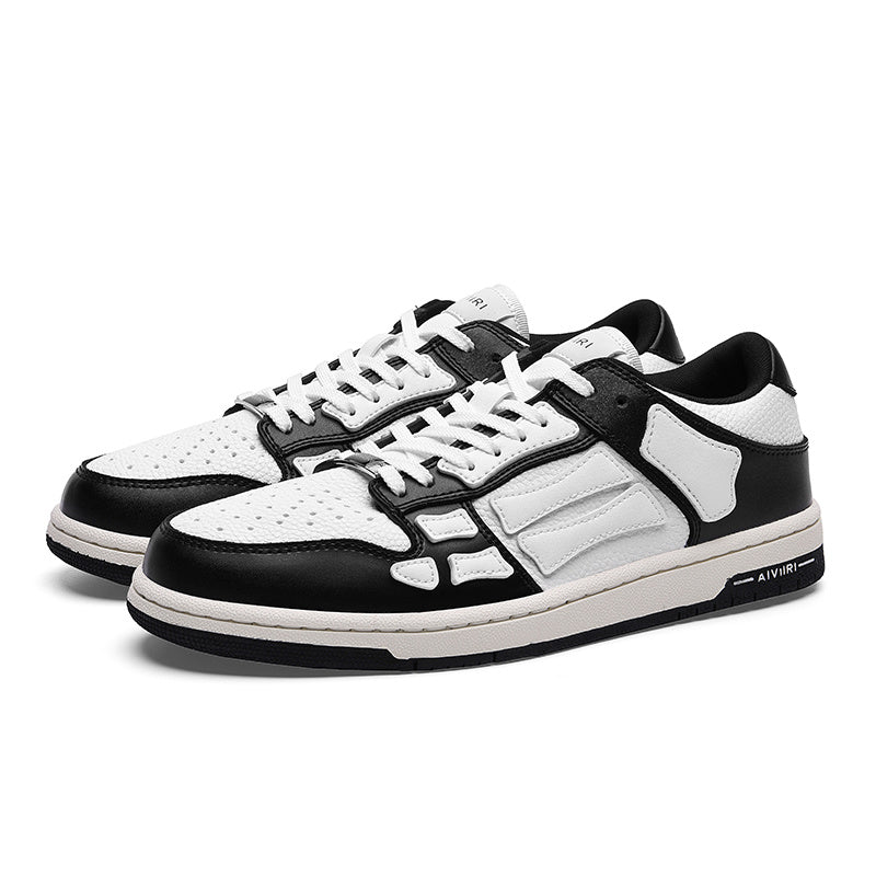 AIVIIRI MFS003-004 Low-Top Sneakers in Black and White - product image from the listing.