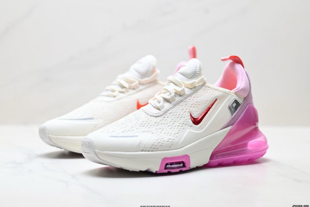 Nike Air Zoom JFD268-GD Sneakers in White and Pink - product image from the listing.