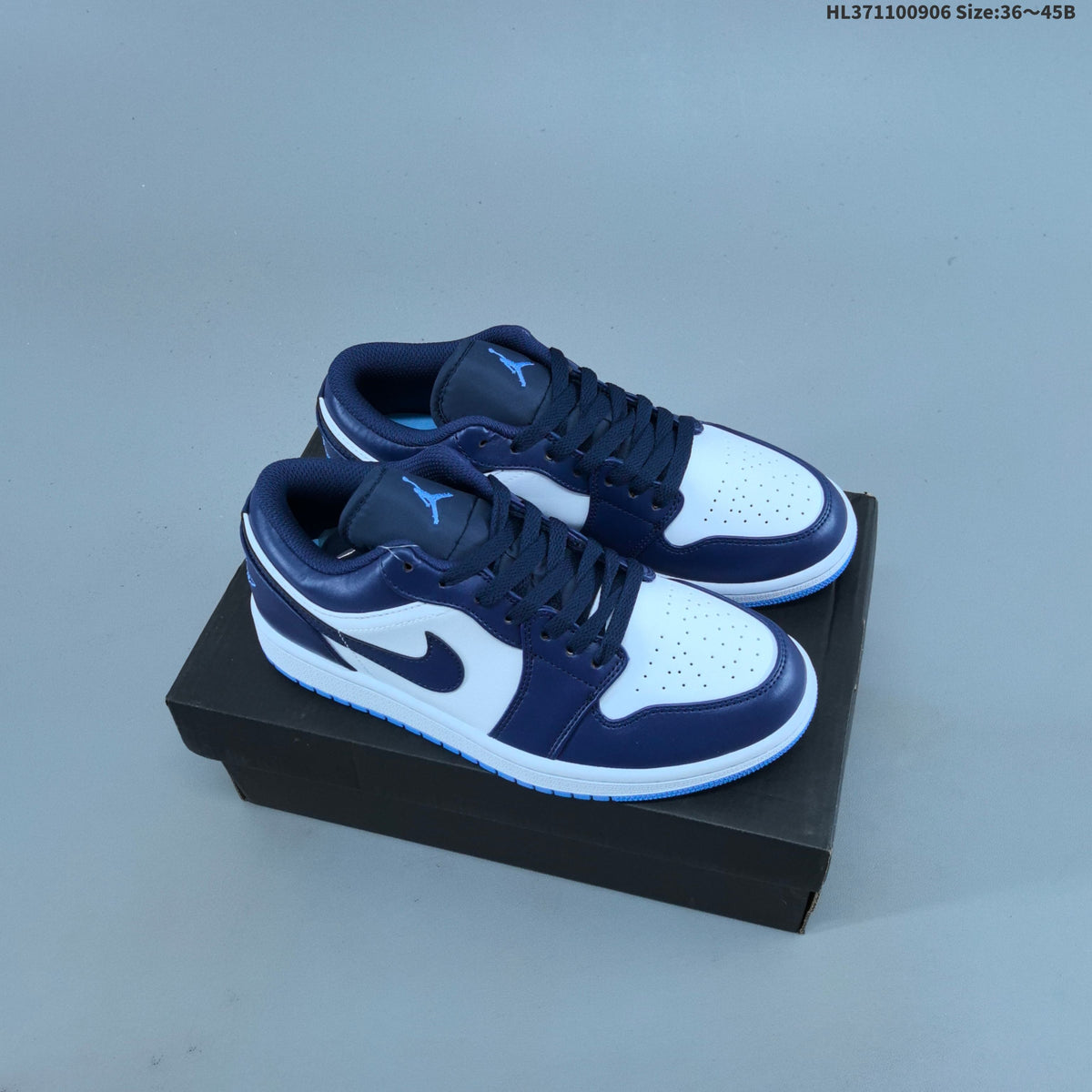 Sneakers, White and Color-Accent Styles - Nike Air Jordan 1 Low - product image from the listing.