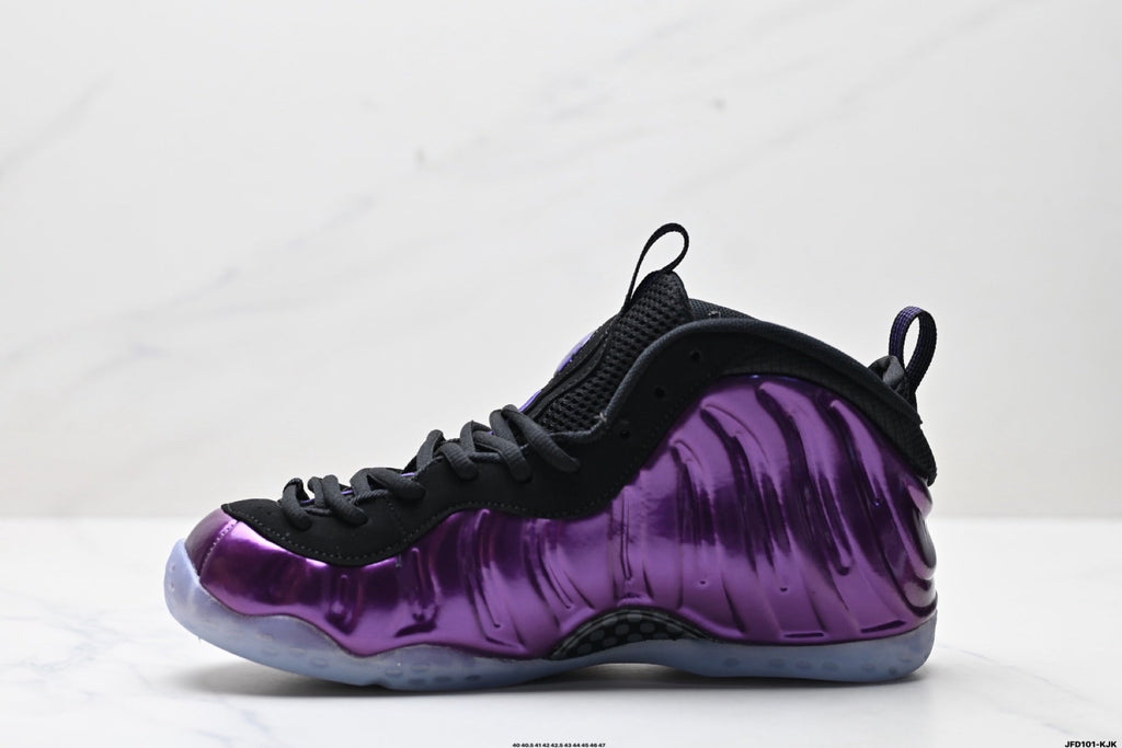 Nike Air Foamposite One Basketball Sneakers in Purple - product image from the listing.