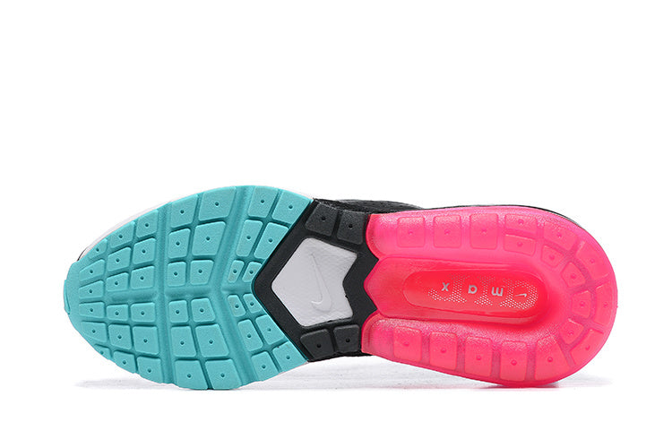 Nike Air Max 270 Sneakers in Black Pink and Aqua - product image from the listing.