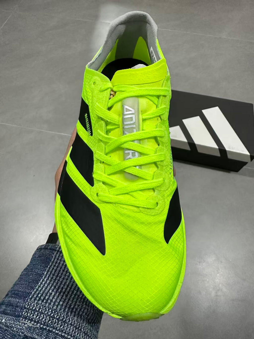 Volt Green Nike Lightstrike Pro Running Shoes - product image from the listing.