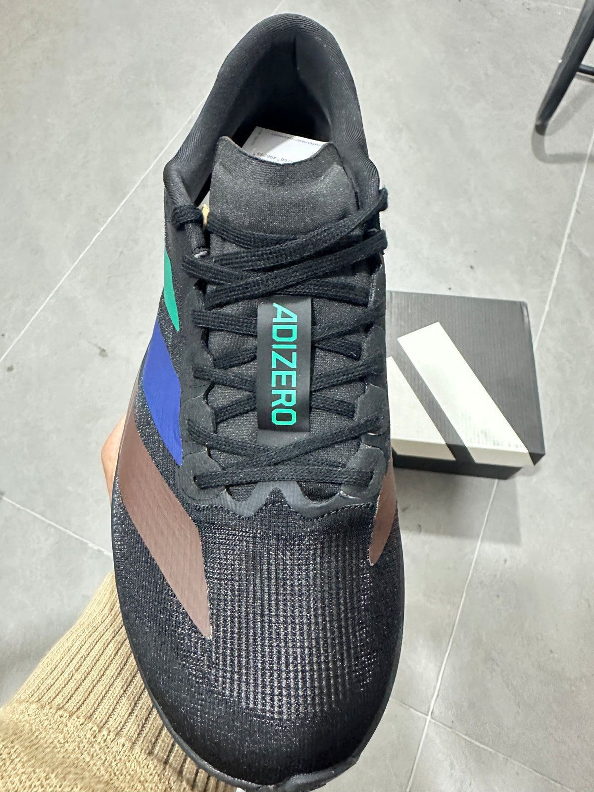 adidas Lightstrike Pro Running Shoes in Black Multicolor - product image from the listing.