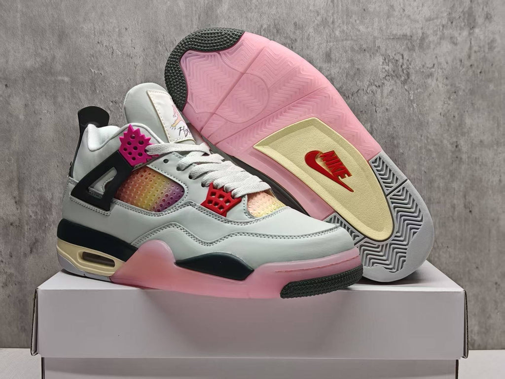"Comic Fire Pink" Air Jordan 4 - product image from the listing.