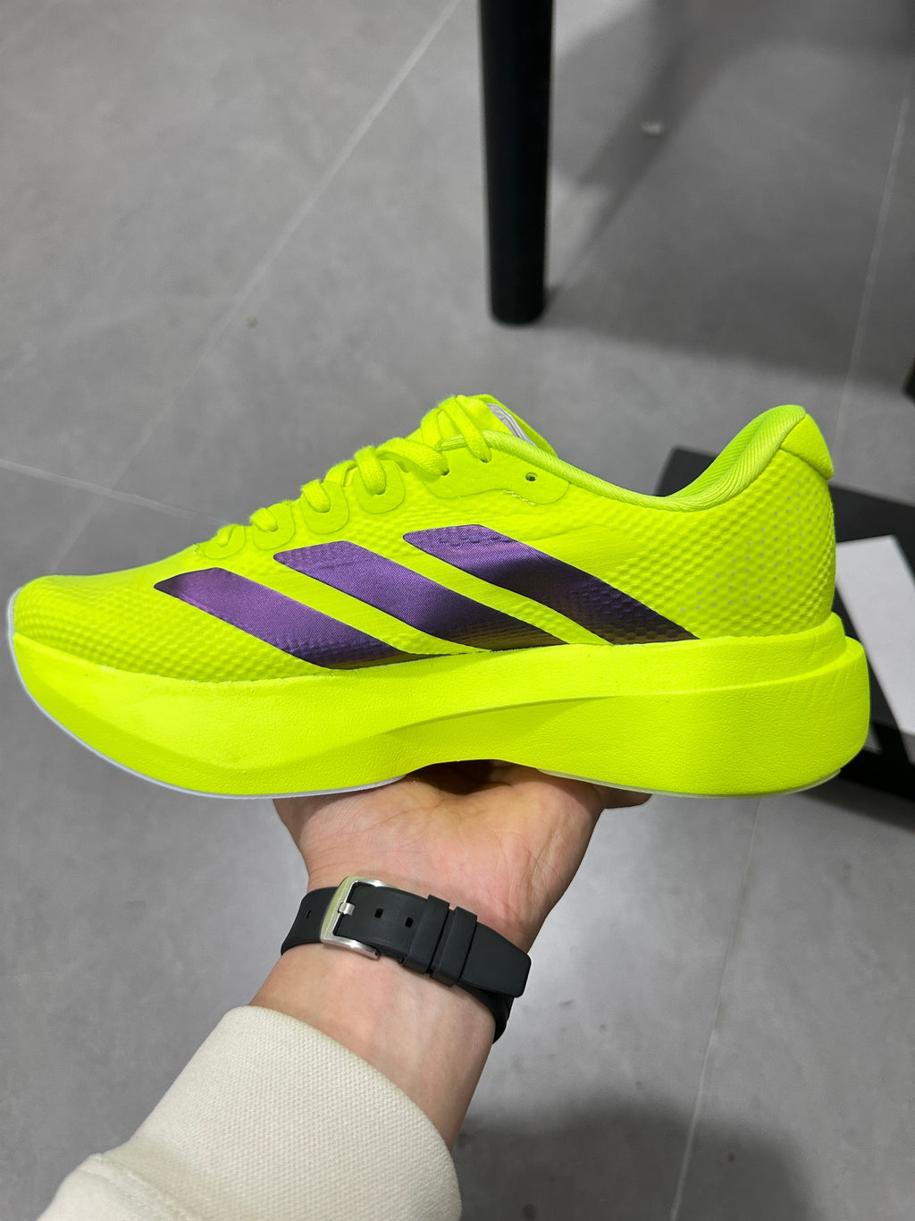 Adidas Lightstrike Pro Running Shoes Neon in Green - product image from the listing.