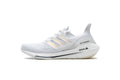 adidas UltraBoost 21 Running Shoes in White FY0846 - product image from the listing.