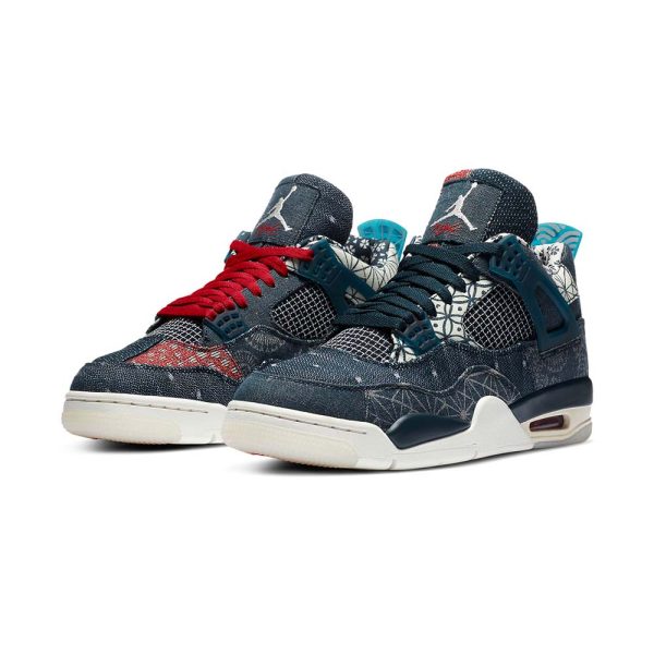 "Sashiko" Air Jordan 4 Retro SE CW0898 400 - product image from the listing.