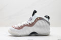 Nike Air Foamposite Penny Hardaway White and Rose High-Cut Sneakers - product image from the listing.