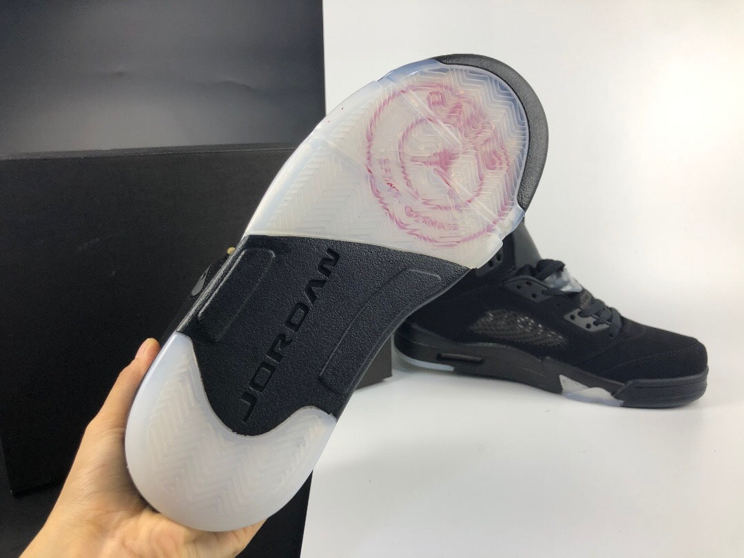 Jordan 5 Retro Black Paris High-Cut Sneakers - product image from the listing.