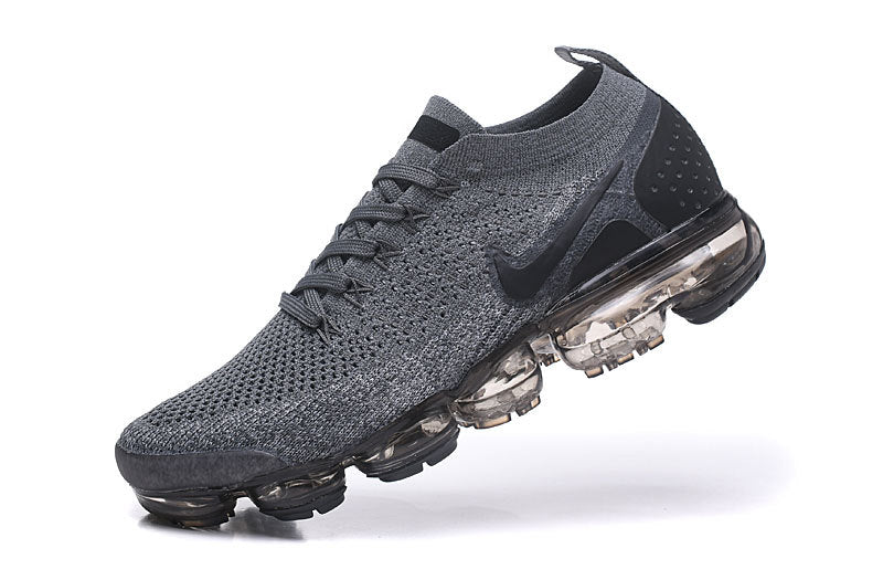 Nike Air VaporMax Flyknit 2 Sneakers in Grey Black 942842-030 - product image from the listing.