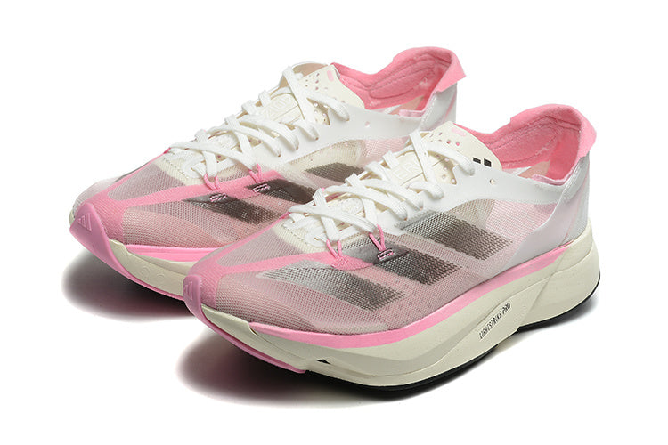 Adidas Adizero Running Shoes in Pink Silver - product image from the listing.