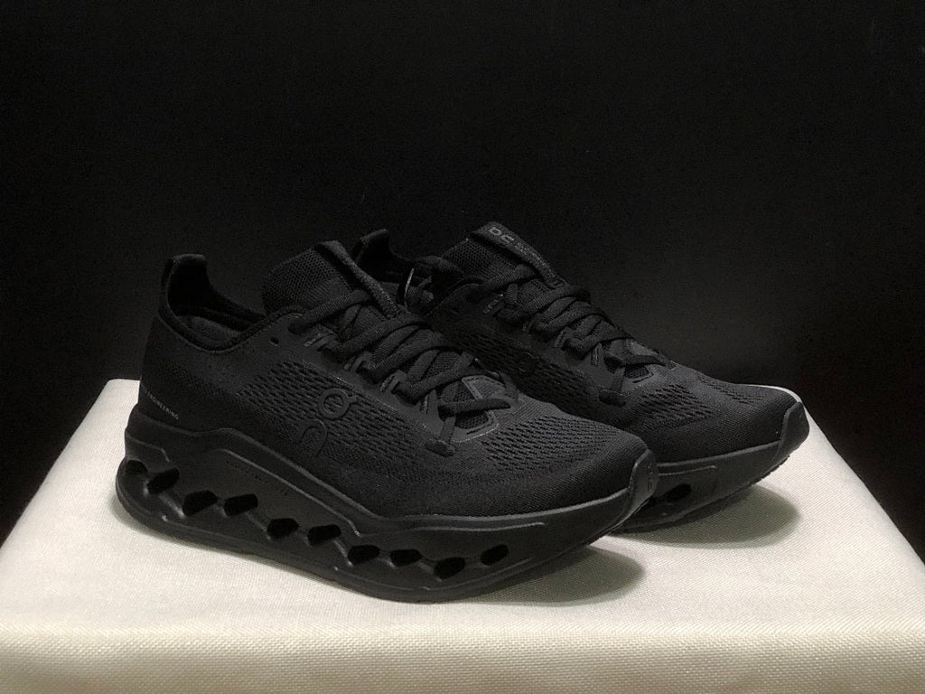 On Cloudsurfer Max Running Sneakers in Black - product image from the listing.