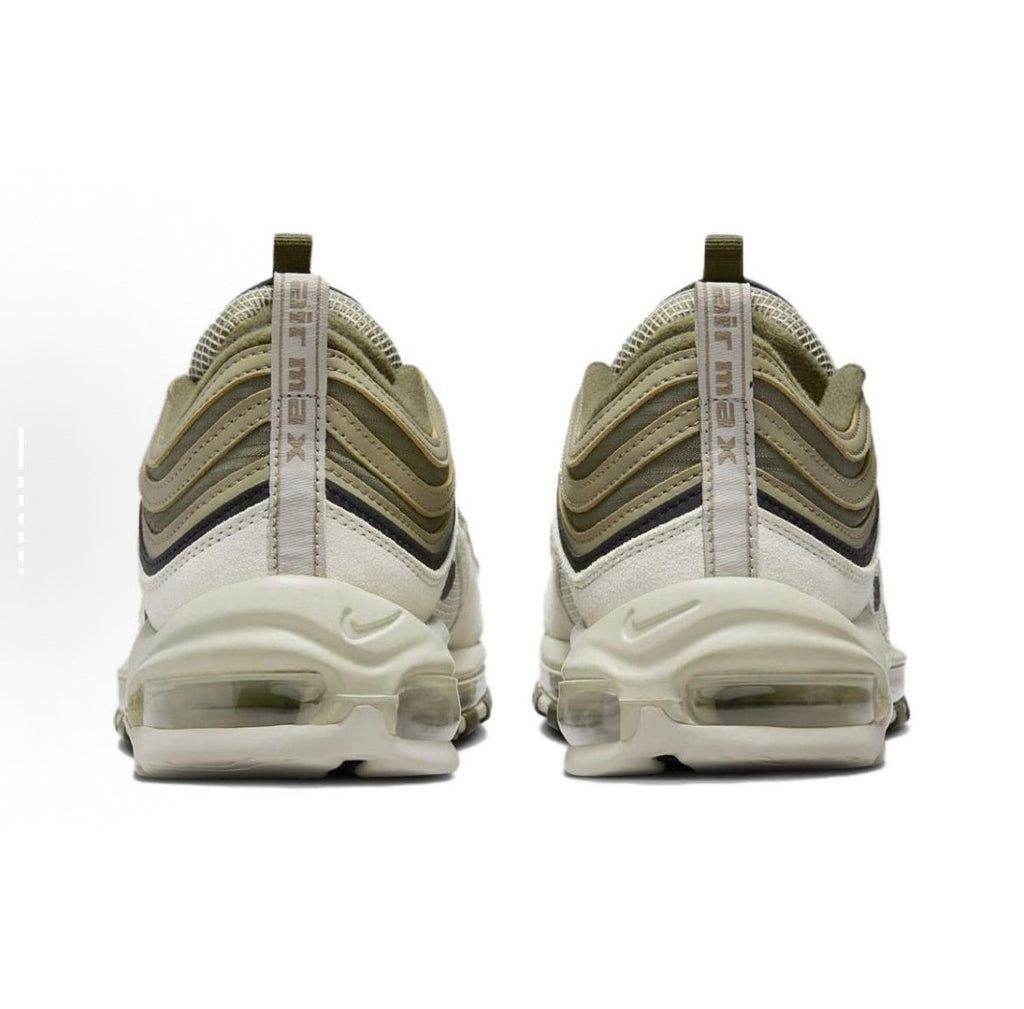 Sneakers, Olive Green and White, - Nike Air Max 97 FB9619-002 - product image from the listing.