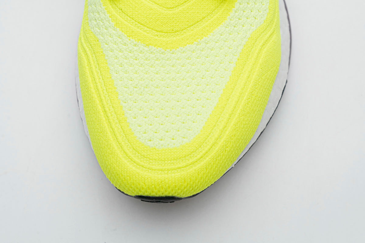 Hi-Vis Yellow - adidas Ultraboost 21 Running Shoes - product image from the listing.
