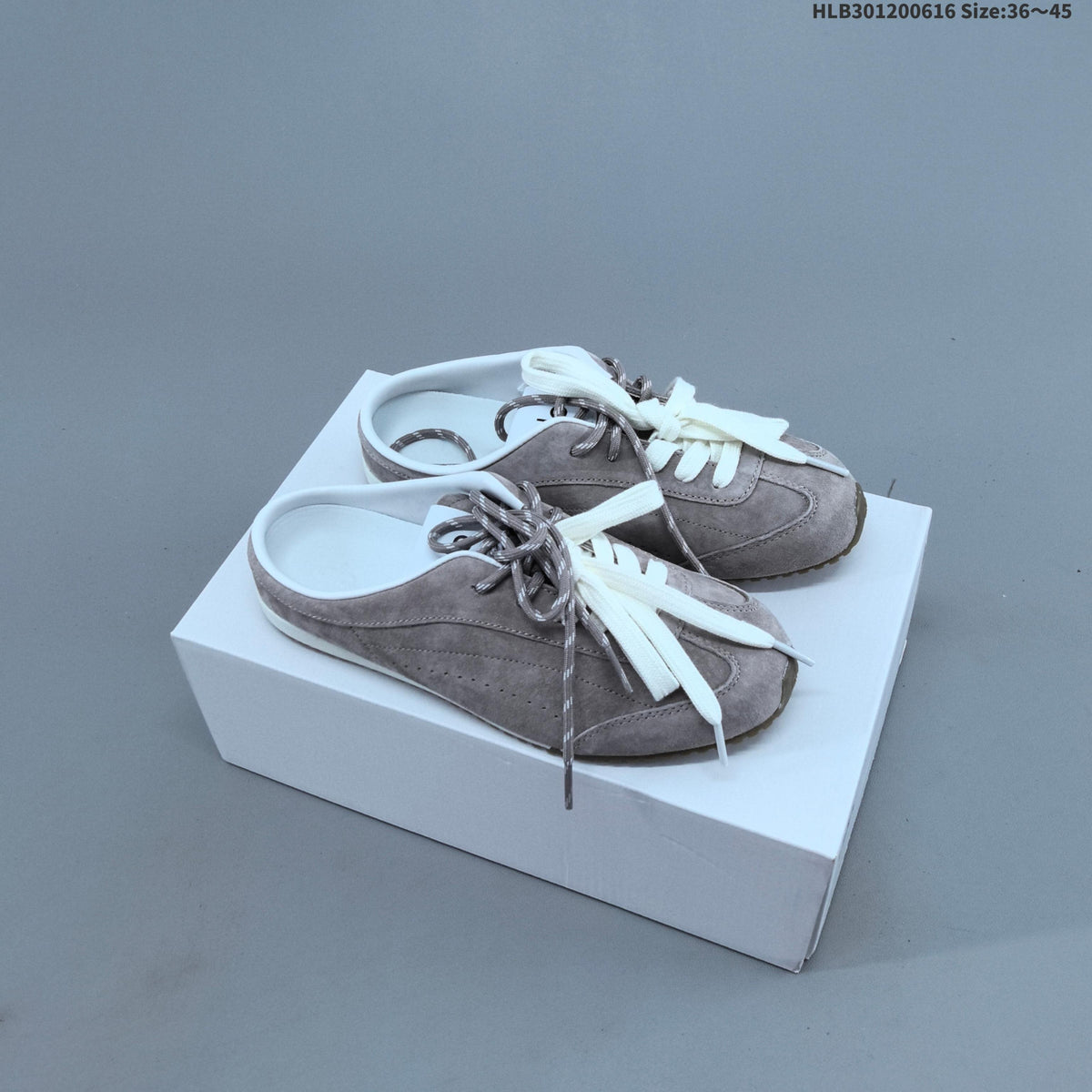 Taupe Alo Yoga Sunset Sneaker Mule - product image from the listing.