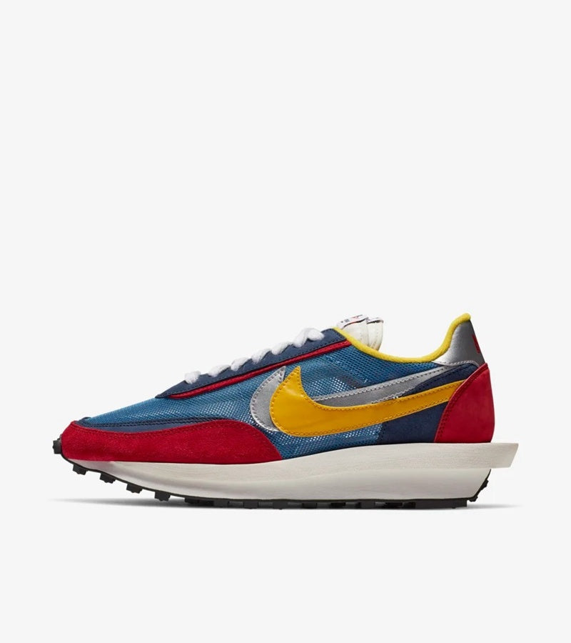 Nike x sacai LDV Waffle Sneakers in Blue Red BV0073-400 - product image from the listing.