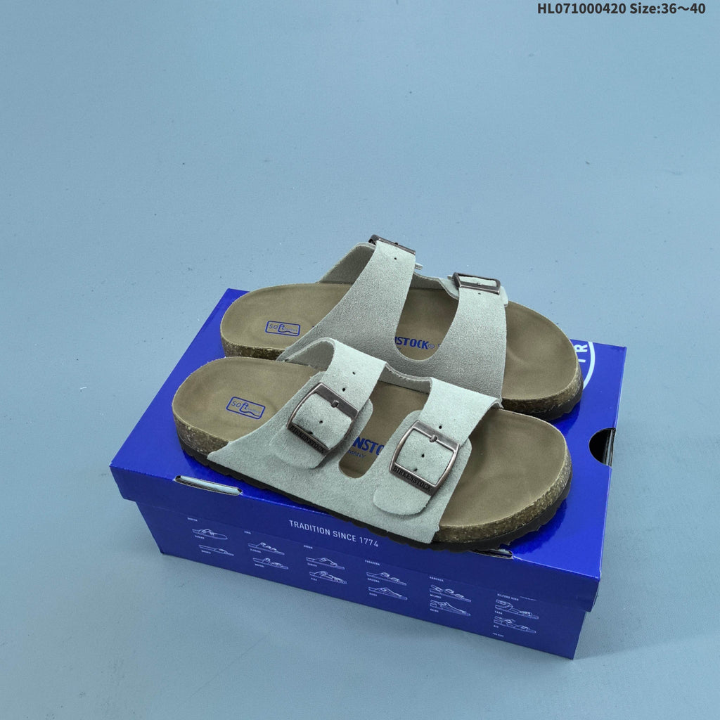 Black Suede Birkenstock Zurich Two-Strap Sandals - product image from the listing.