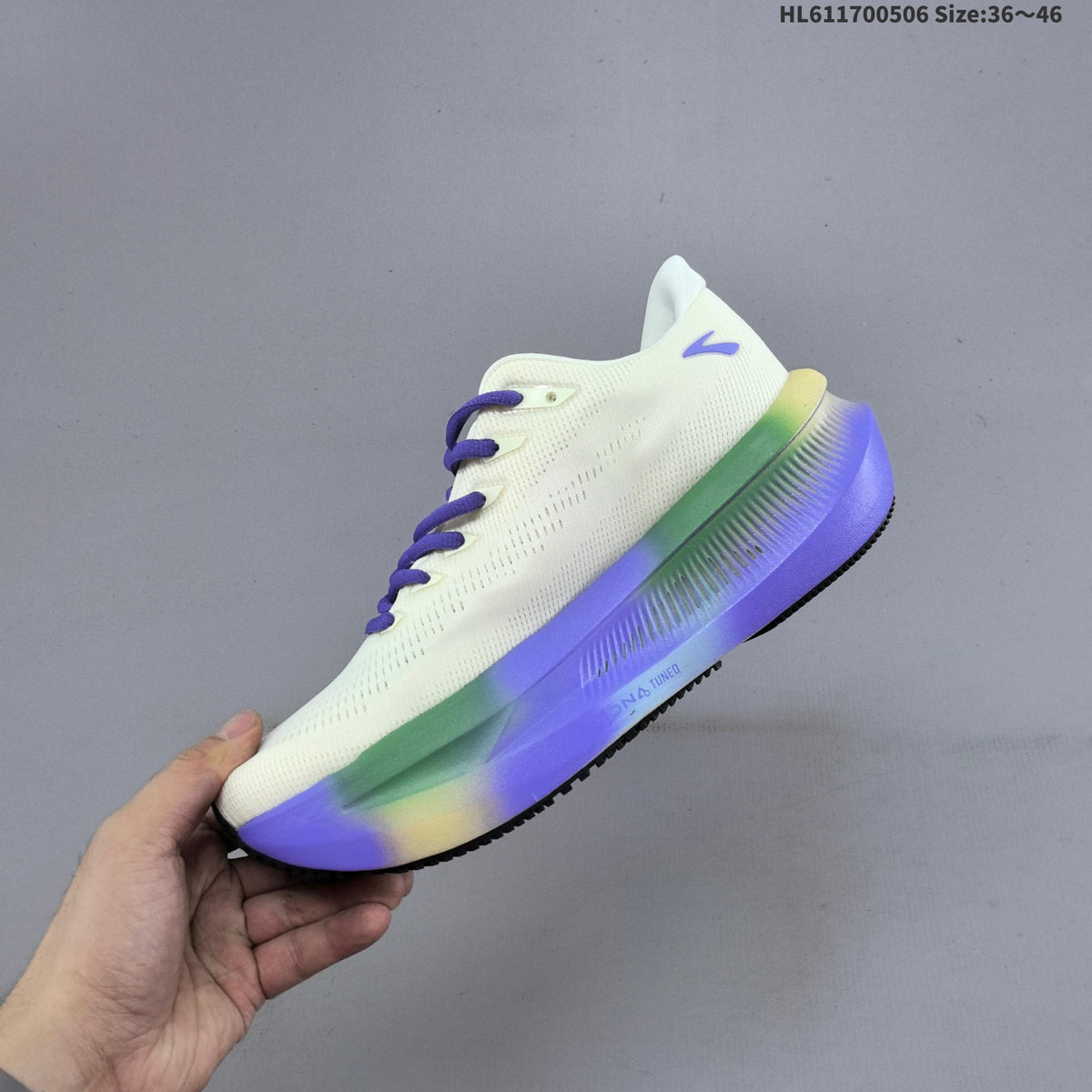 White Multi-Color - Brooks Glycerin Max 2 Running Shoes - product image from the listing.