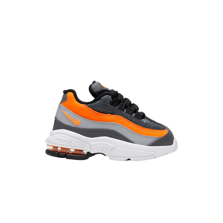 Grey Black Orange (TD) - Nike Air Max 95 - product image from the listing.