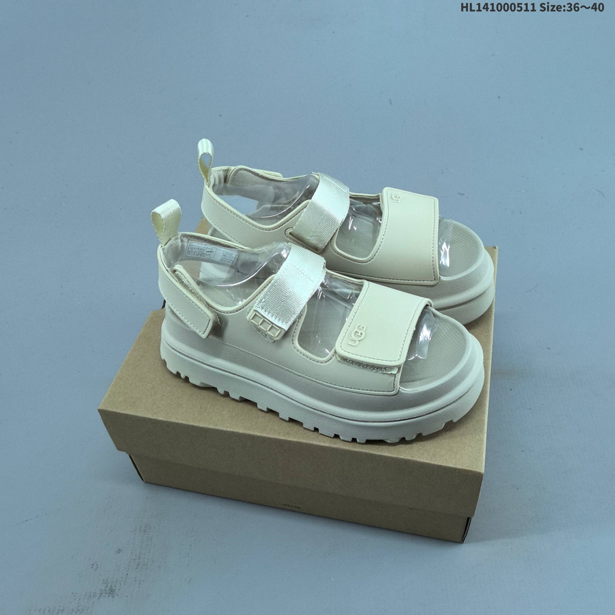 Goldenglow Platform Sandals with Adjustable Straps by UGG - product image from the listing.