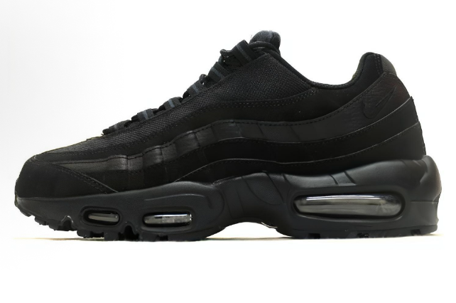 Nike Air Max 95 Sneakers in Black and Grey - product image from the listing.