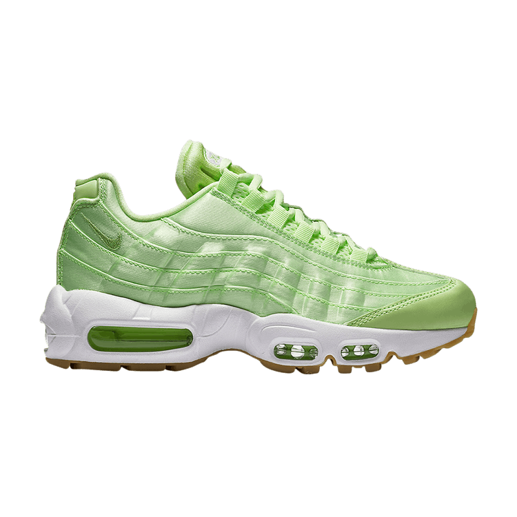 Women's Nike Air Max 95 Satin Lime - product image from the listing.