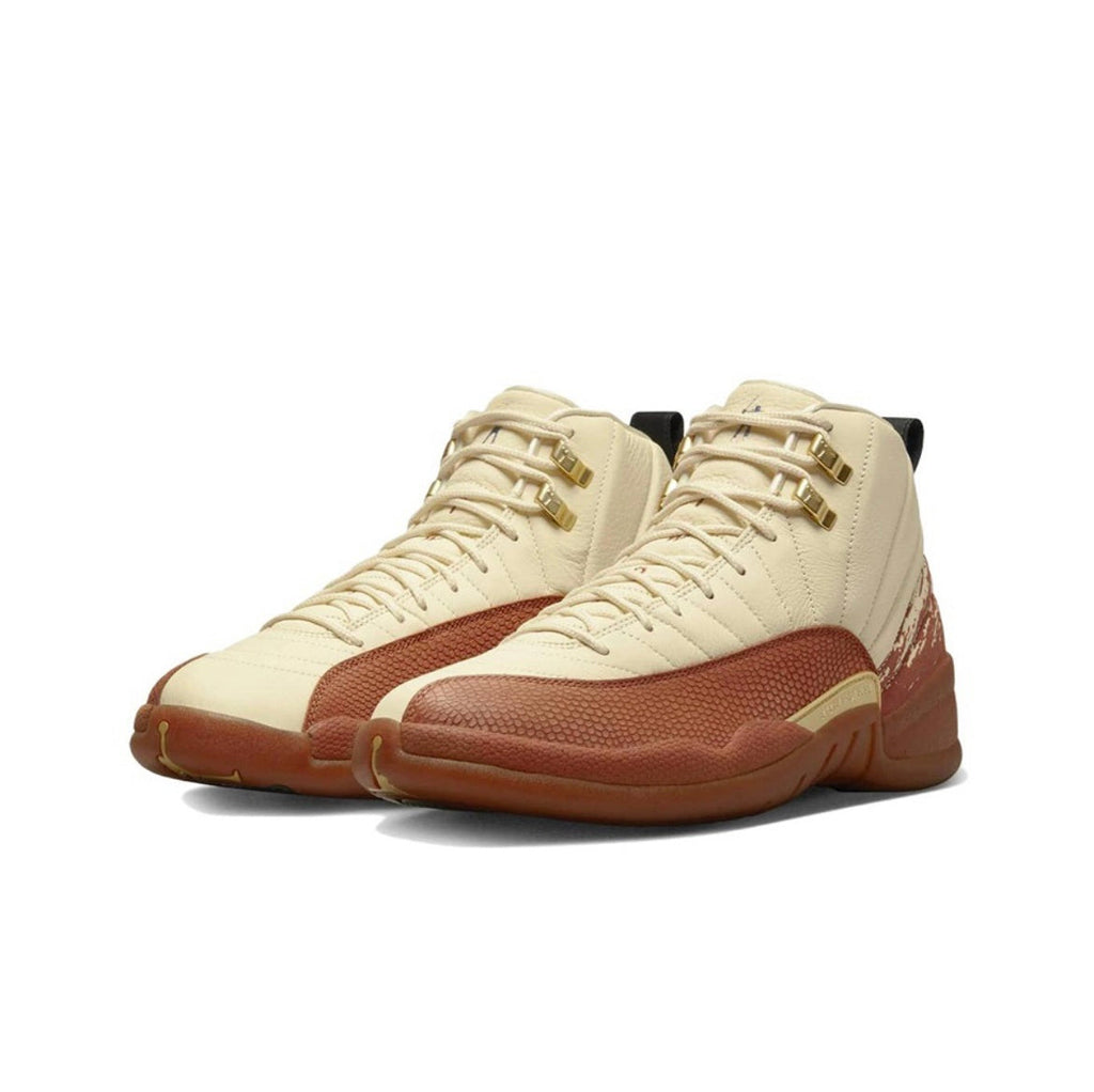 Jordan 12 Retro Eastside Golf Sneakers in Cream Brown DV1758-108 - product image from the listing.