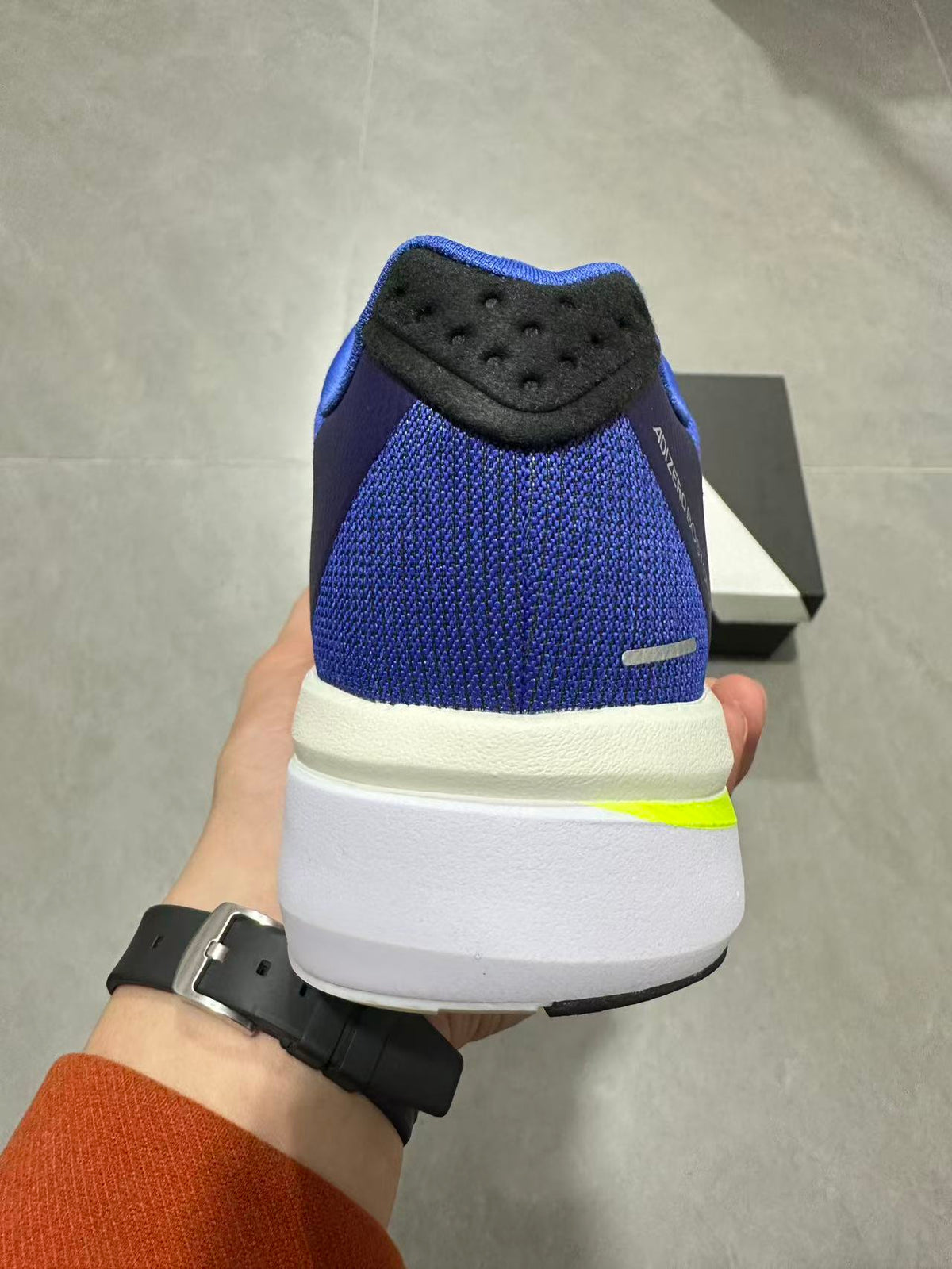 Adidas Adizero Lightstrike Pro Running Shoes in Blue Green - product image from the listing.