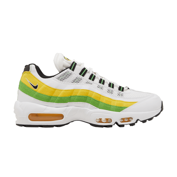 Nike Air Max 95 Essential White Green Apple Tour in Yellow - product image from the listing.