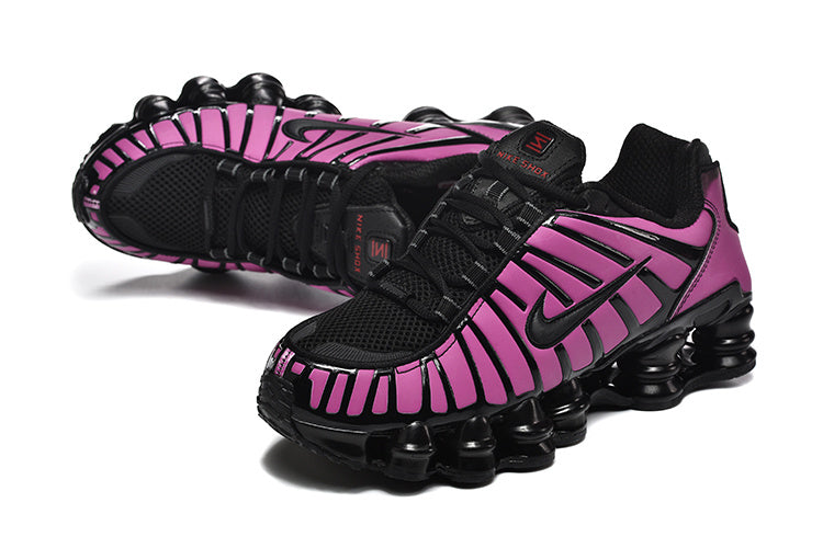 Pink and Black Nike Shox TL Sneakers - product image from the listing.