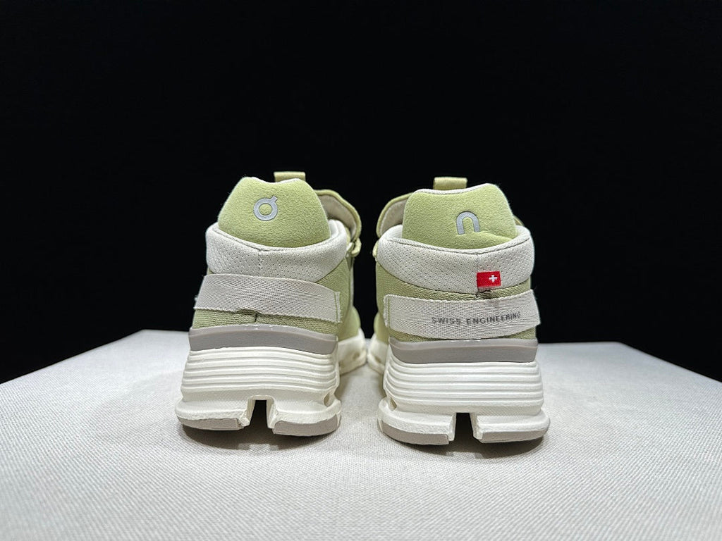 Green and White On Cloudnova 2 Sneakers - product image from the listing.